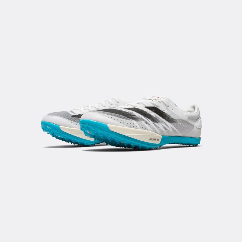 adidas running adizero ambition footwear white black cyan 2