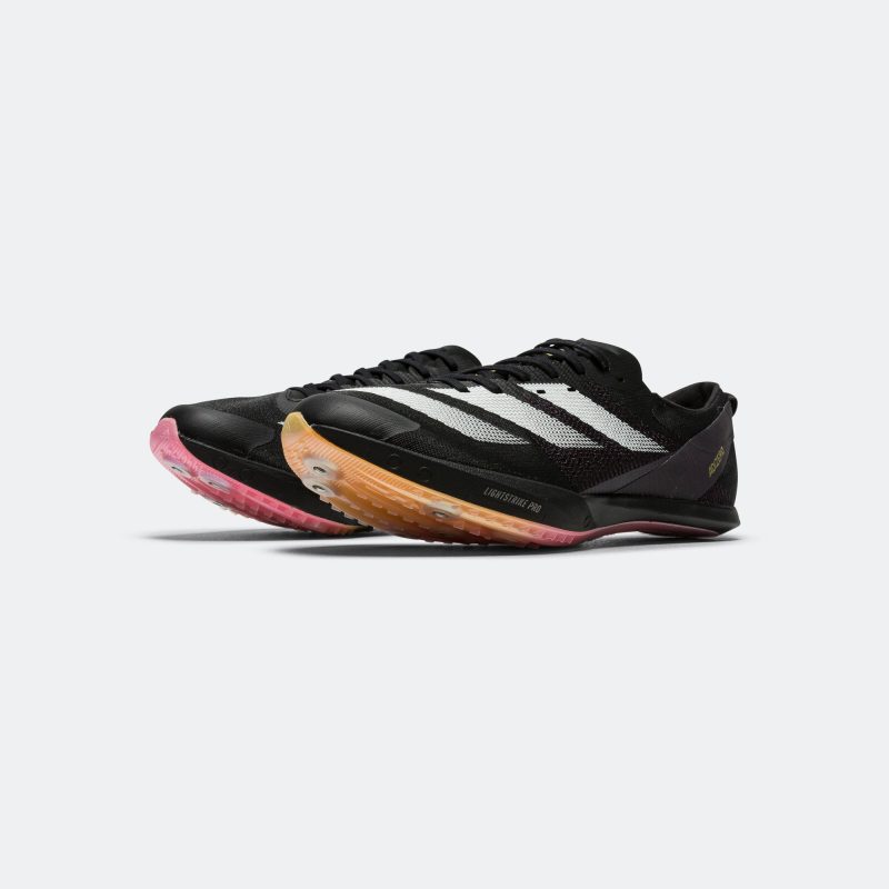 adidas running mens adizero finesse core black zero metallic spark 2