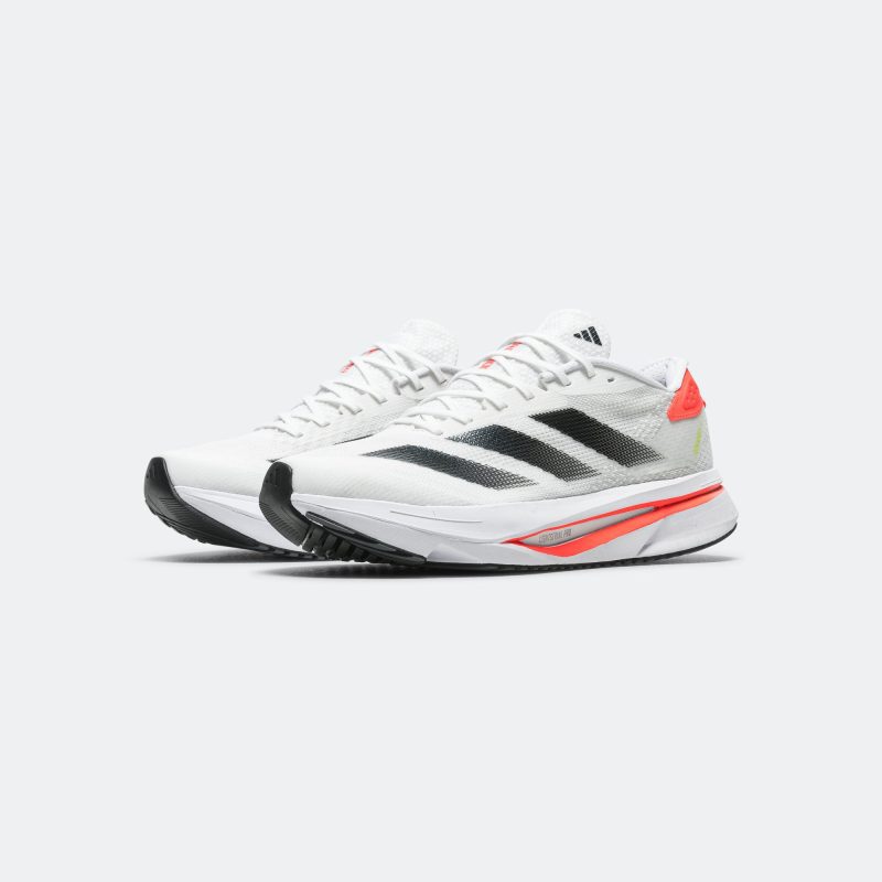 adidas running mens adizero sl2 cloud white core black orange 2