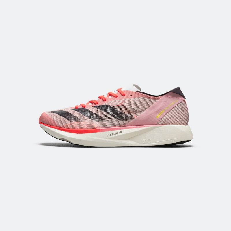 adidas running mens and womens adizero takumi sen 10 pink spark aurora metallic sand pink 1