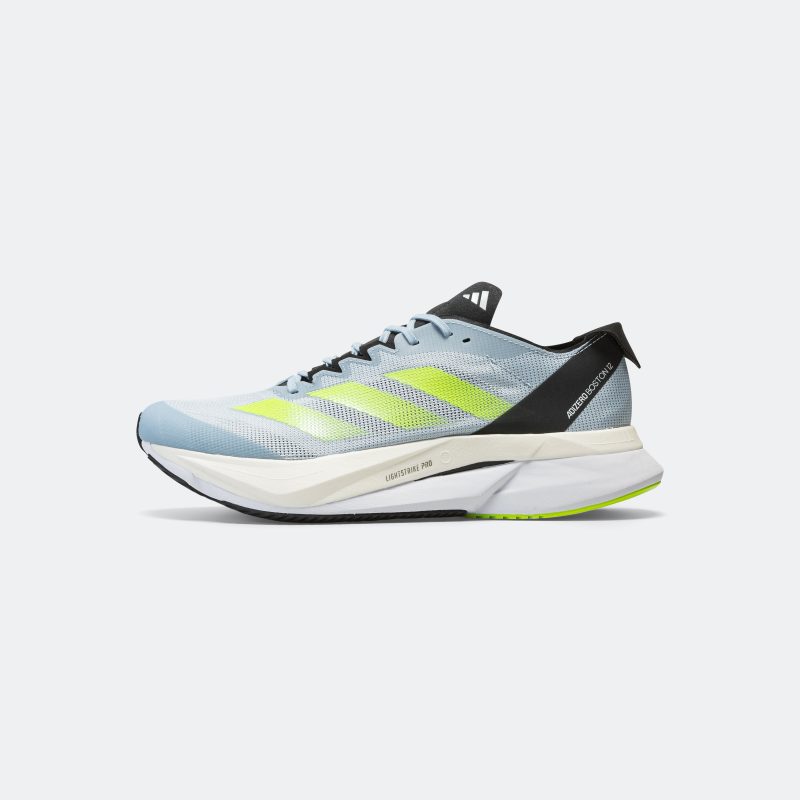 adidas running mens boston 12 wonmder blue lucid lemon carbon 1