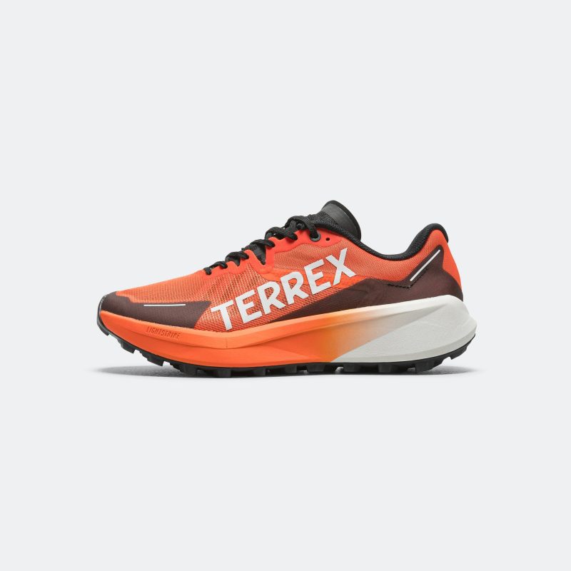 adidas running mens terrex agravic 3 trail semi impact orange grey one core black 1