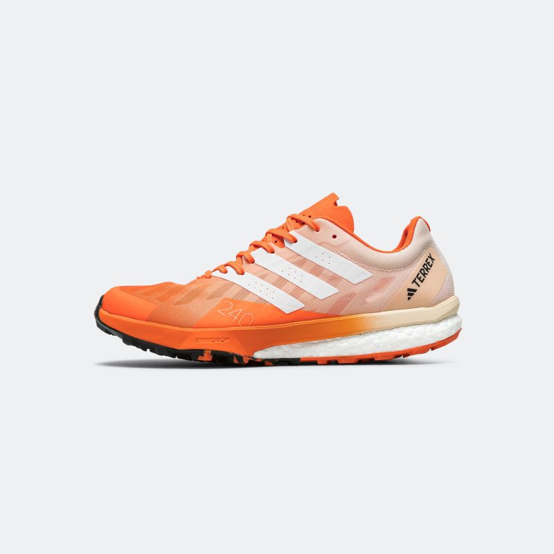 adidas running terrex speed ultra orange white 1