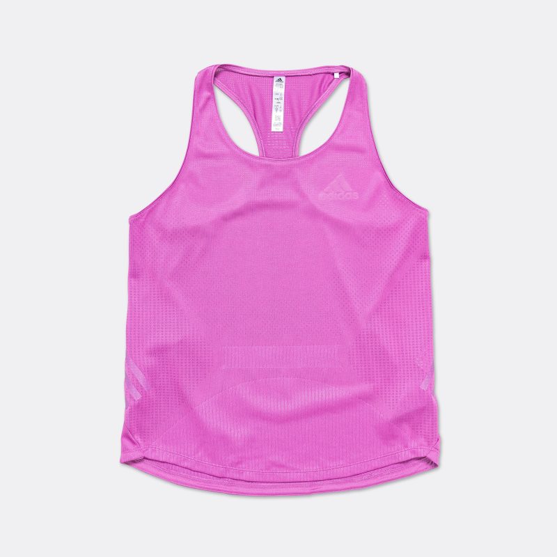 adidas running womens adizero tank semi pulse lilac 1