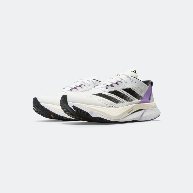 adidas running womens boston 12 footwear white core black shadow violet 2