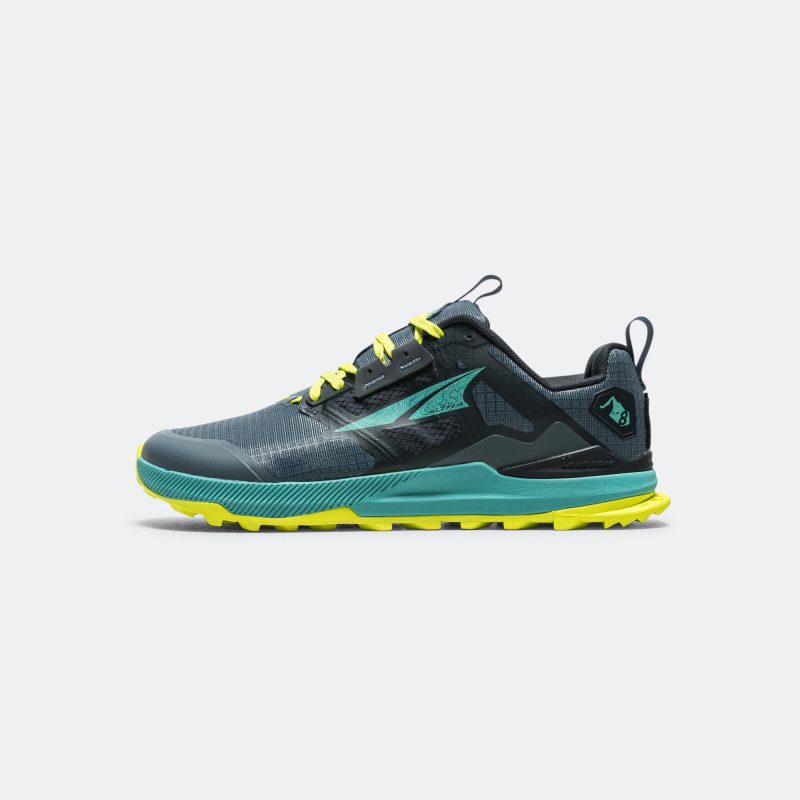 altra running mens lone peak 8 black green 1