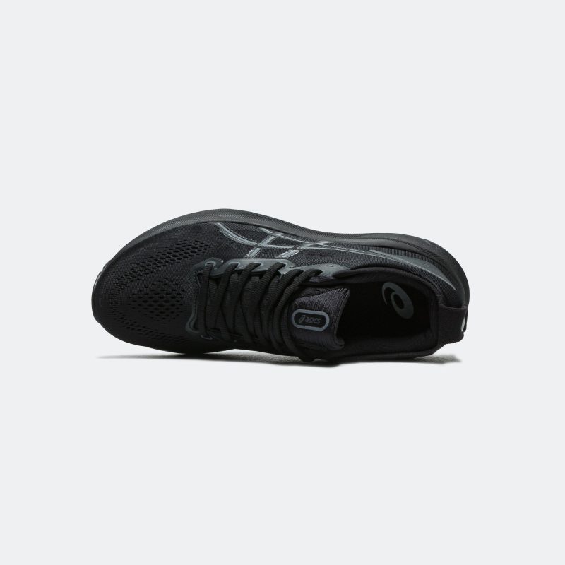 asics running kayano 31 black black 4