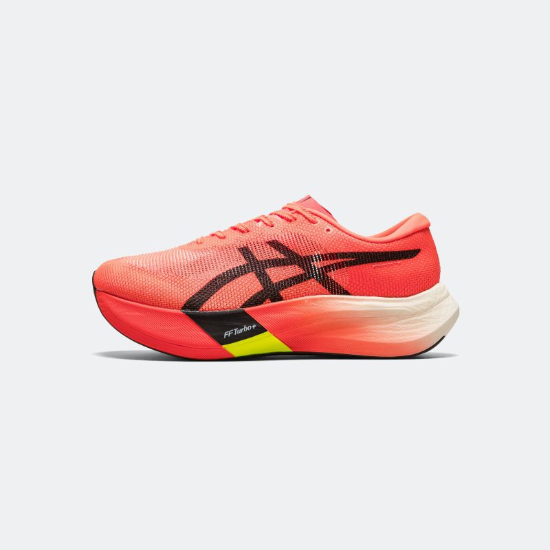 asics running metaspeed edge paris sunrise red black 1