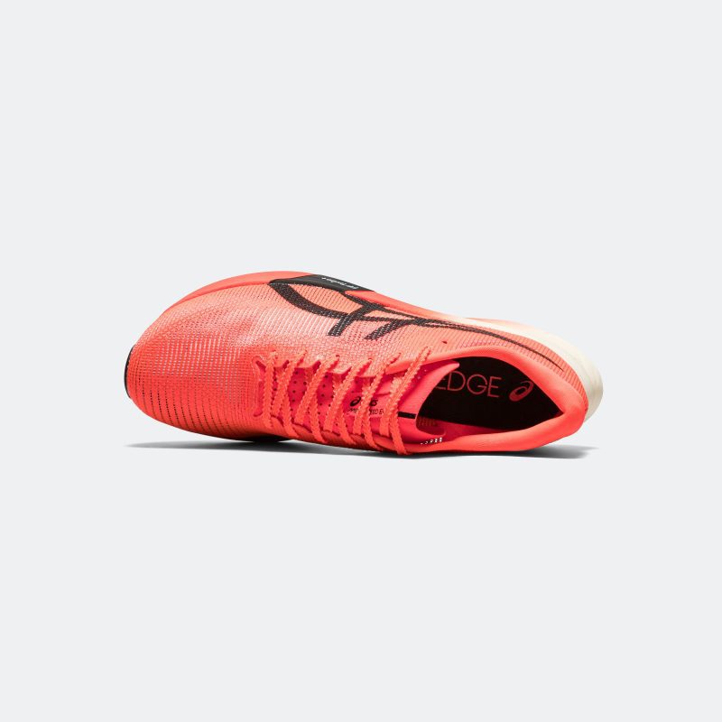 asics running metaspeed edge paris sunrise red black 4