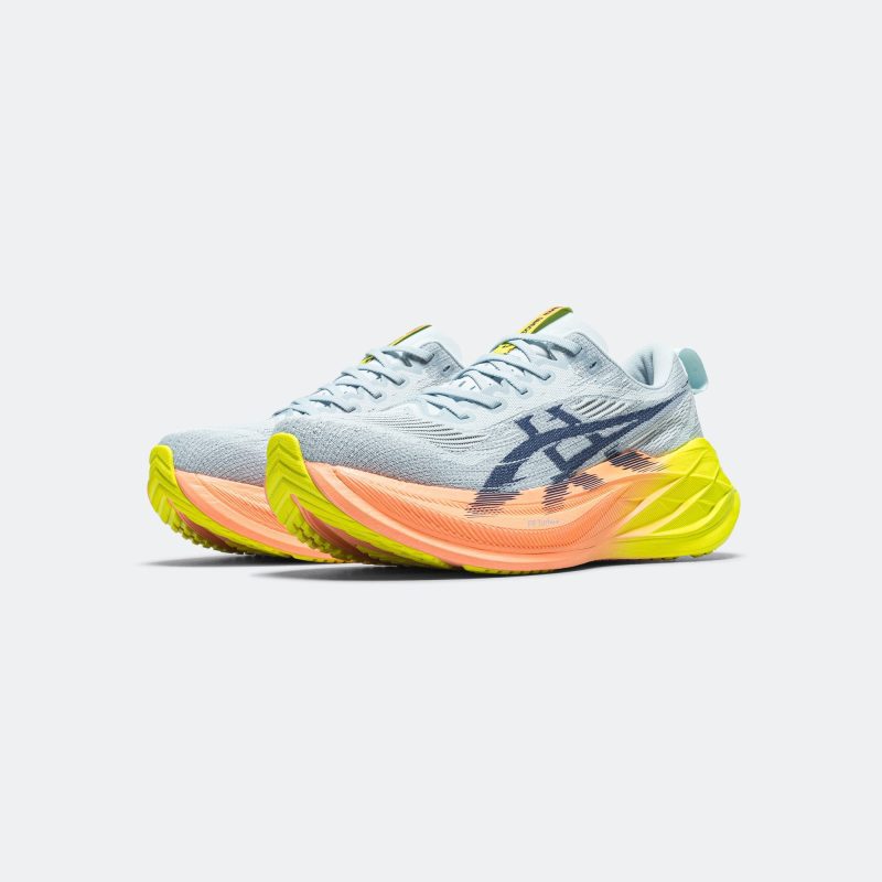 asics running paris pack superblast 2 cool grey safety yellow 2