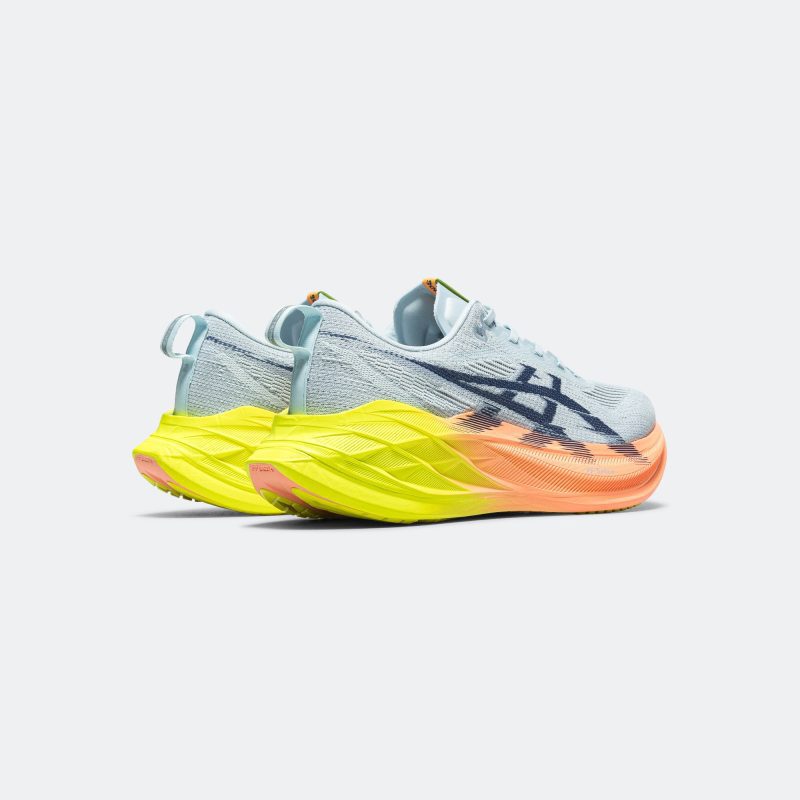 asics running paris pack superblast 2 cool grey safety yellow 3