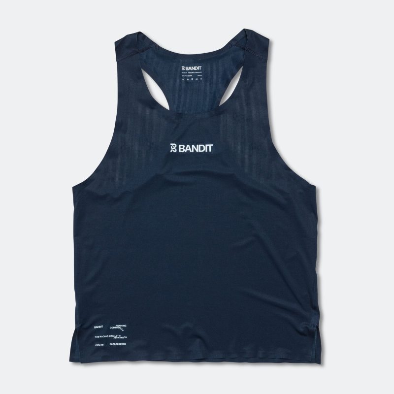 bandit running airware performance singlet ny navy 1