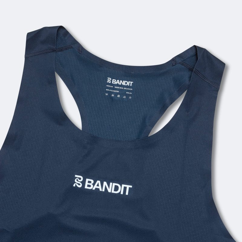 bandit running airware performance singlet ny navy 3