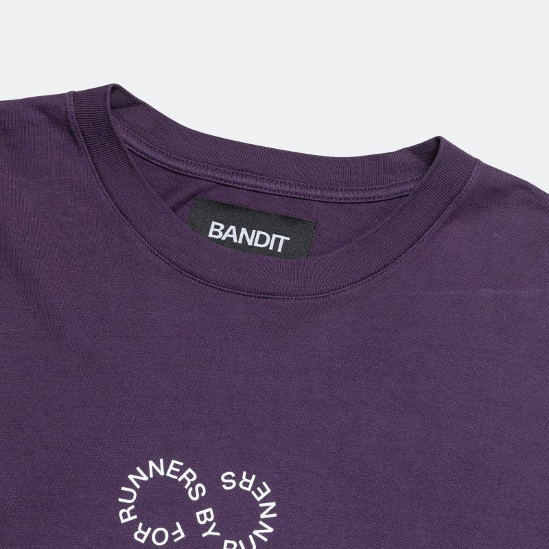 bandit running frbr ss tee purple 3