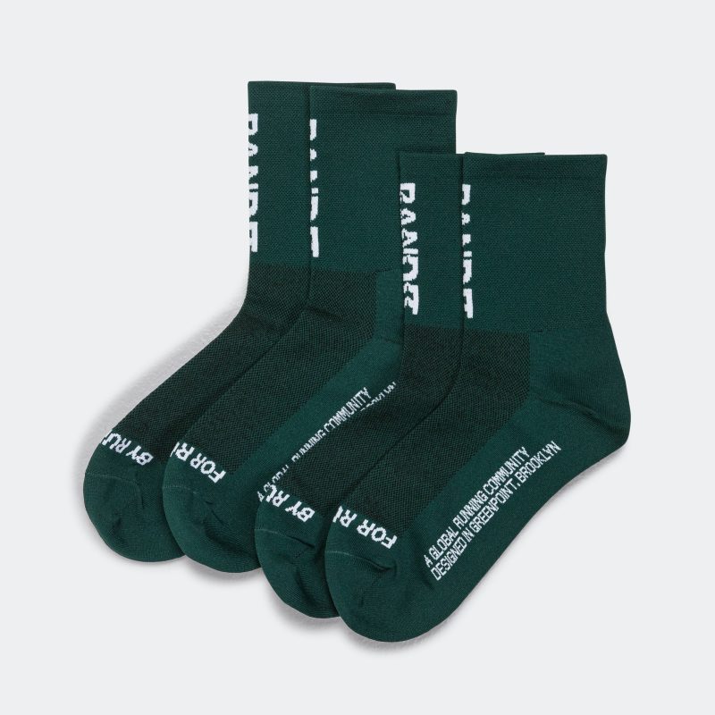 bandit running lite run quarter socks warped bandit pine white 1