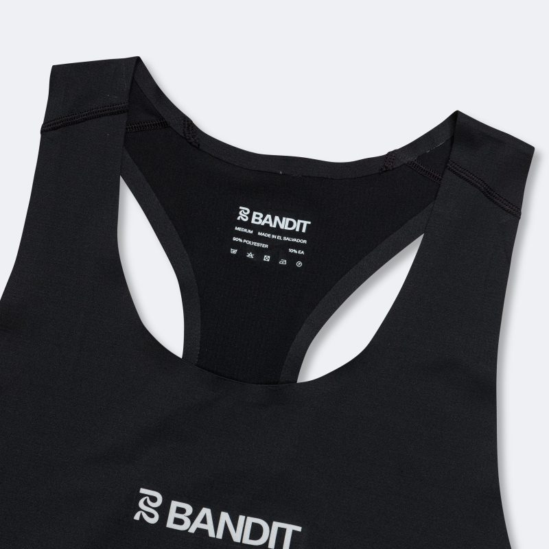 bandit running mens airware performance singlet black 3