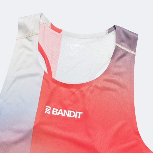 bandit running mens drift performance singlet split gradient 3