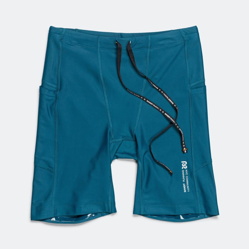 bandit running mens half tight teal 1