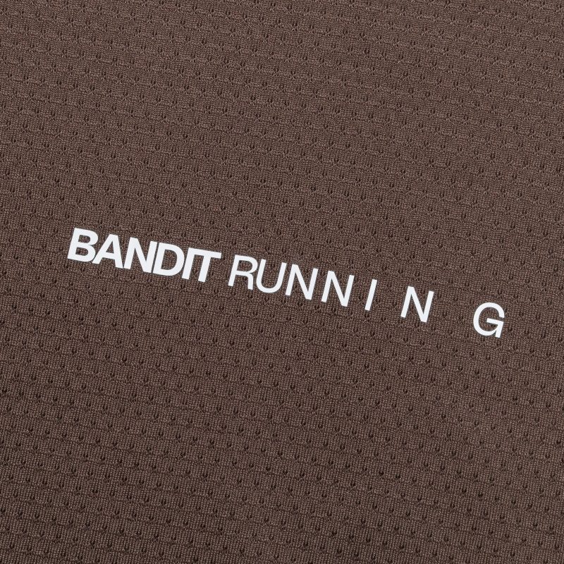 bandit running mens micromesh performance long sleeve tee umber 4