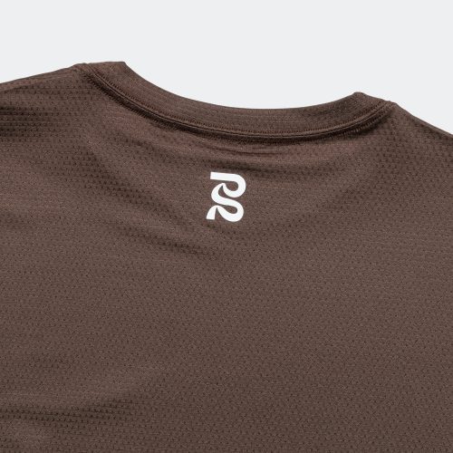 bandit running mens micromesh performance long sleeve tee umber 6