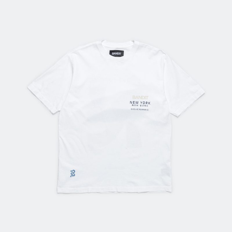 bandit running new york ny cotton tee white 1