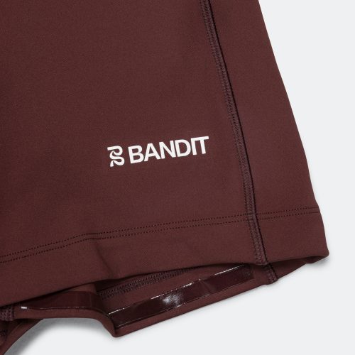 bandit running stamina 5 inch compression shorts deep cherry 5