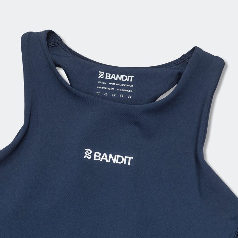 bandit running superbeam scoop neck bra ny navy 3