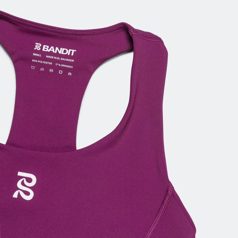 bandit running womens bra purple 3