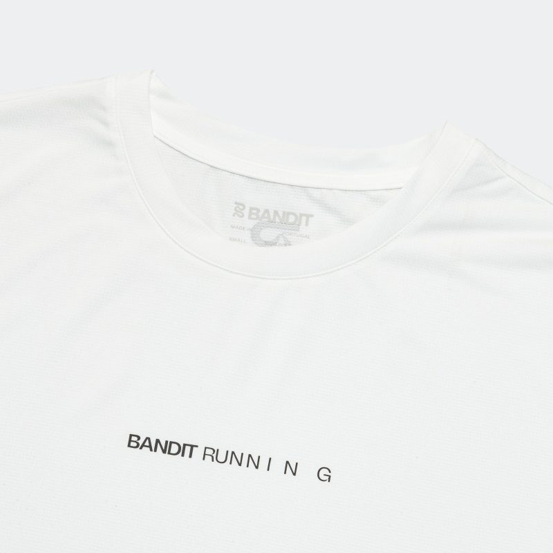 bandit running womens drift performance tee white 2