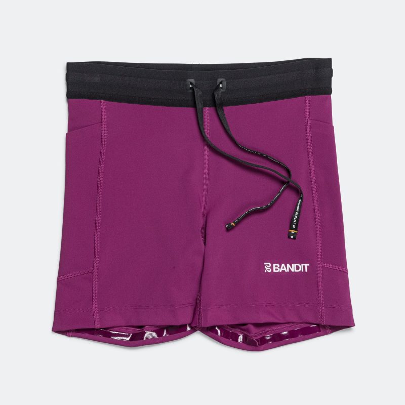 bandit running womens run tights purple 1