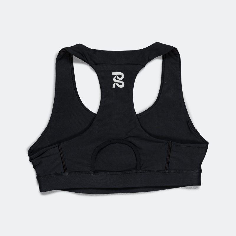 bandit running womens superbeam scoop neck bra black 2