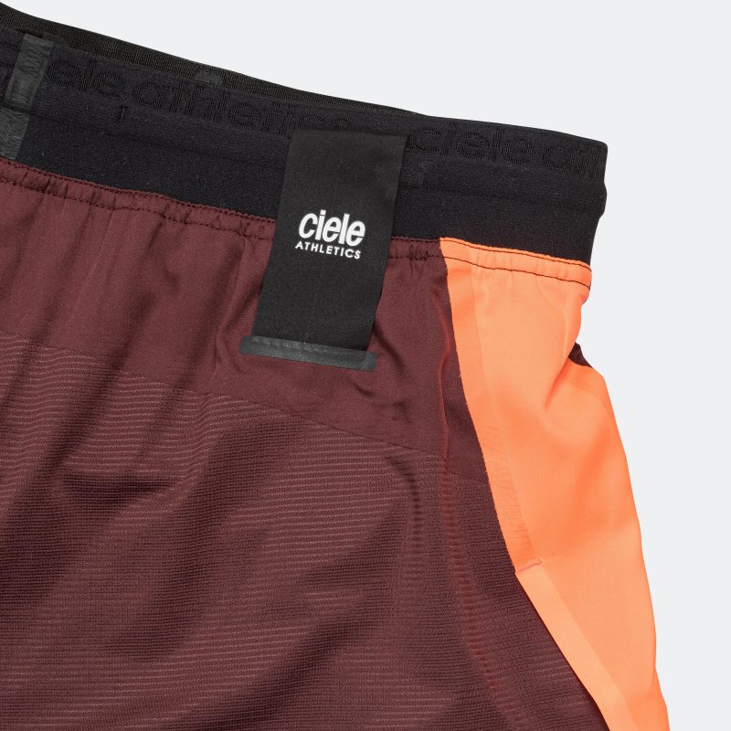 ciele running mens elite dbs short dark rocks 5