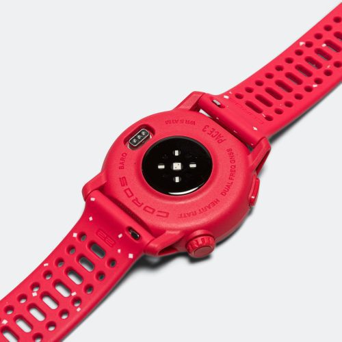 coros pace 3 gps sport watch retro pack red silicone 6