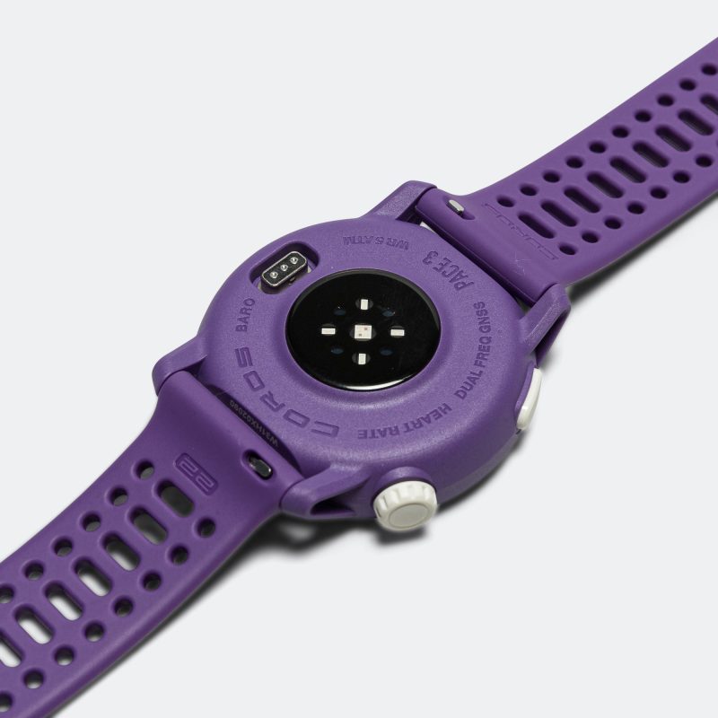 coros pace 3 gps sport watch retro pack violet silicone 6