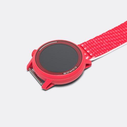 coros pace 3 gps sports watch track edition red nylon 4