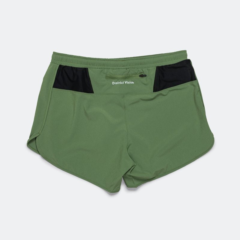 district vision mens spino training shorts cactus green 2