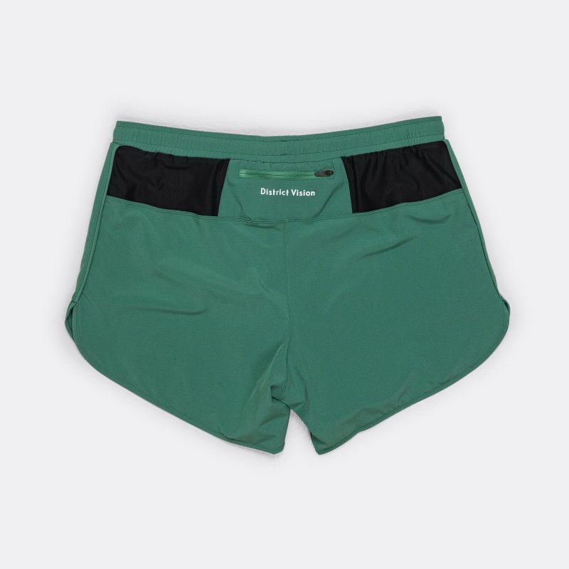 district vision running mens 5 inch training short pine 2