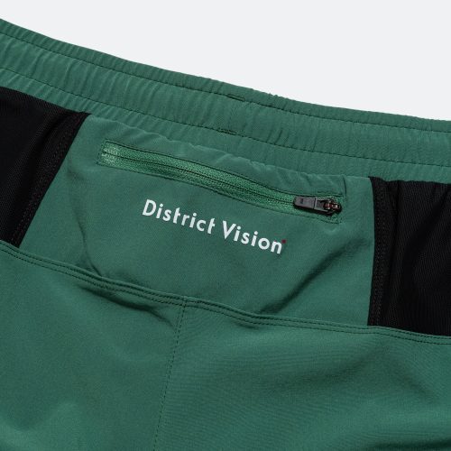 district vision running mens 5 inch training short pine 6