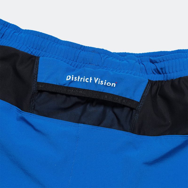 district vision running mens 5 inch training shorts surf blue 6