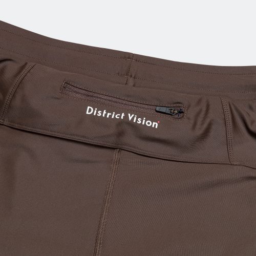 district vision running mens 9 inch recycled half tithgts cacao 5