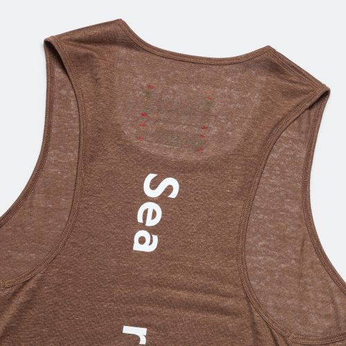 district vision running mens hemp singlet cacao 6