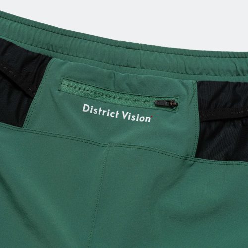 district vision running mens layered pocket trail shorts pine 6