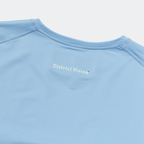 district vision running mens lightweight long sleeve t shirt cerulean 7