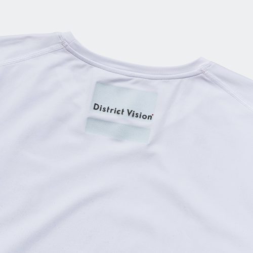 district vision running mens lightweight short sleeve t shirt white 5