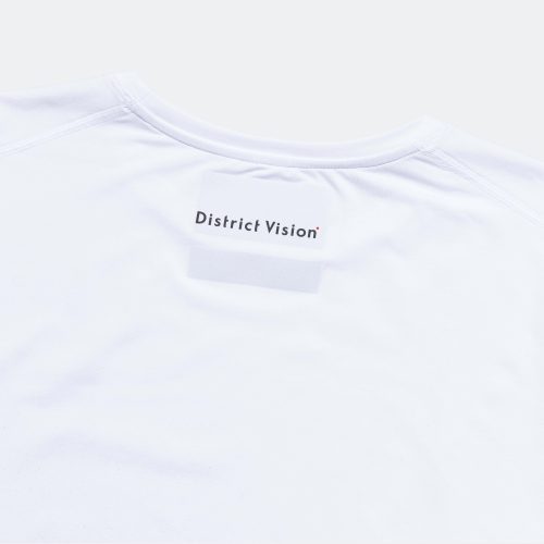 district vision running mens lightweight short sleeve tee white 6