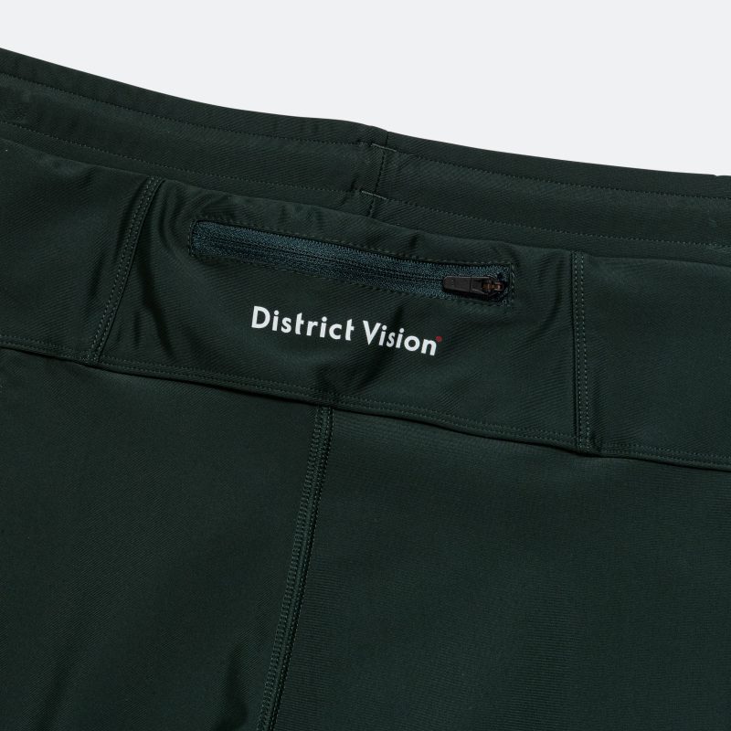 district vision running mens recycled half tights pine 6