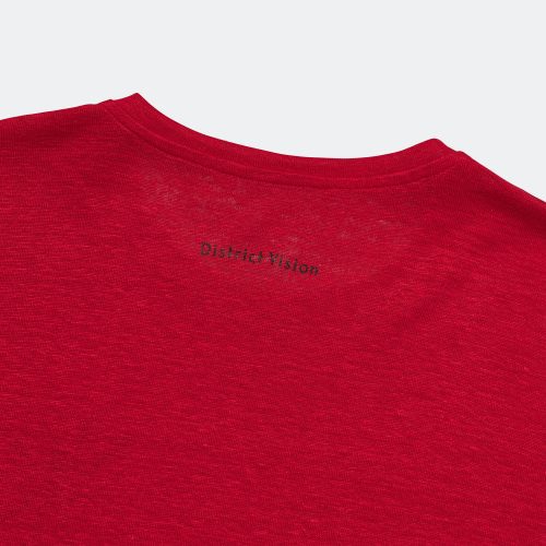 district vision running mens sukha hemp short sleeve t shirt goji red 6