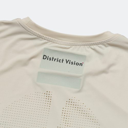 district vision running mens ultra light aloe short sleeve mushroom 7