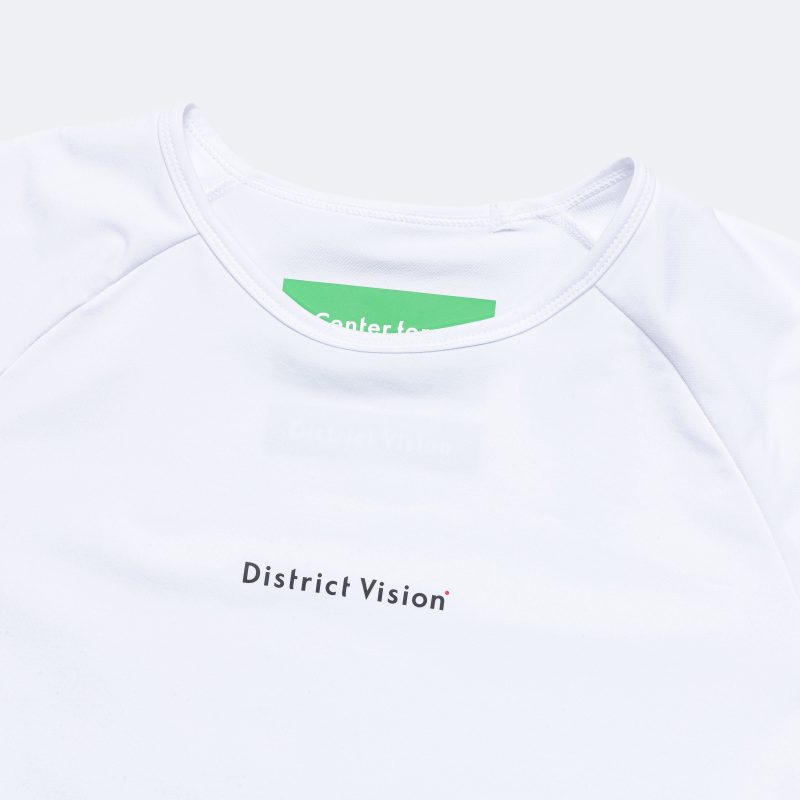 district vision running womens lightweight short sleeve fitted tee white 2