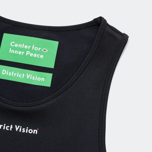 district vision running womens training singlet black 4